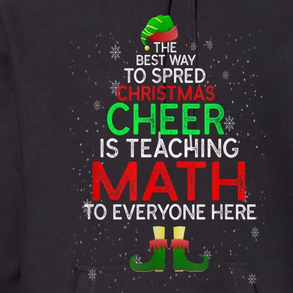 Math Teacher Funny Quote Christmas Premium Hoodie