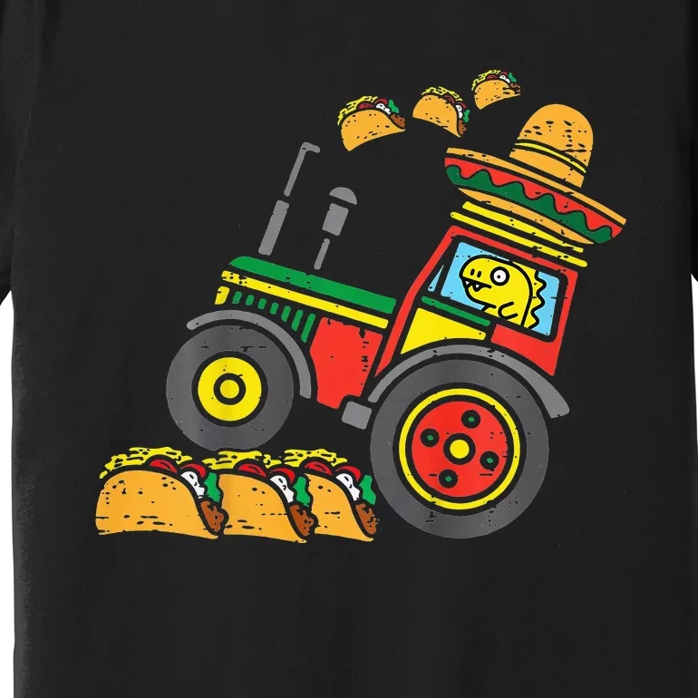 Mexican Tractor Farmer funny Cinco De Mayo Premium T-Shirt