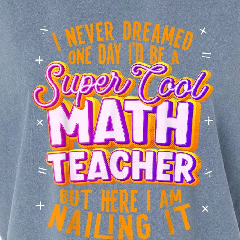 Math Teacher Funny Math Tee Math Lover Garment-Dyed Women's Muscle Tee