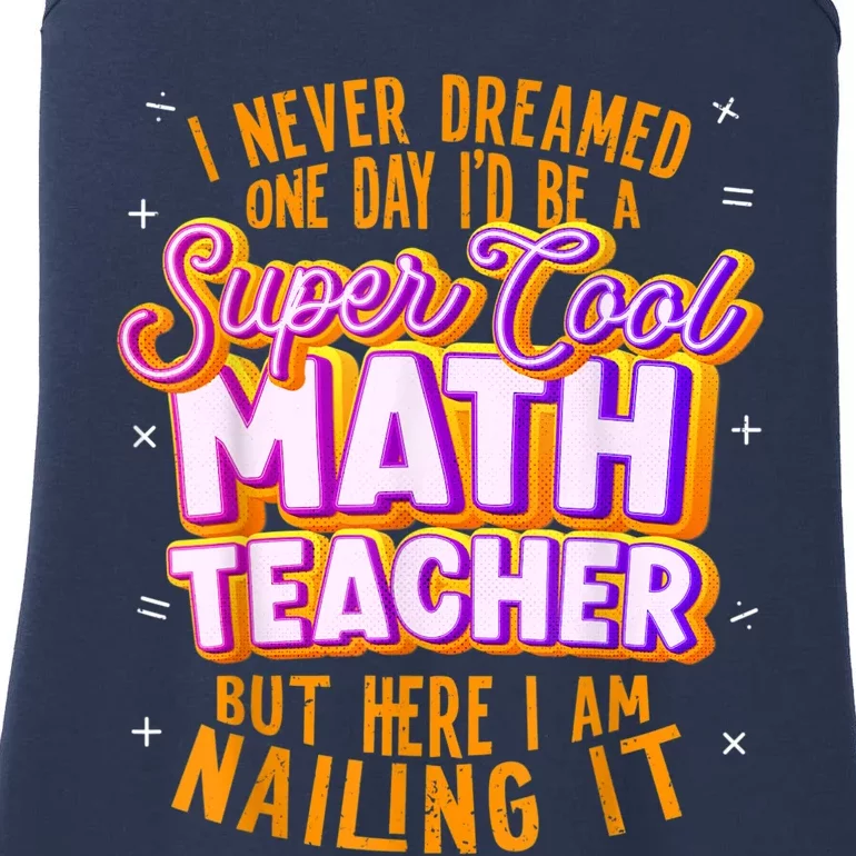 Math Teacher Funny Math Tee Math Lover Ladies Essential Tank