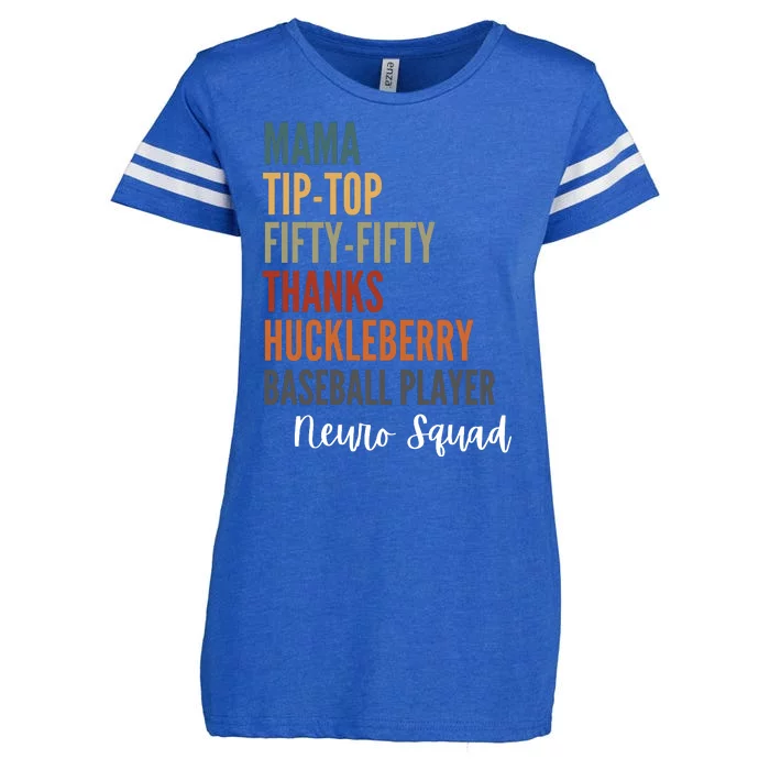 Mama Tiptop Fiftyfifty Thanks Huckleberry Baseball Player Neuro Squad Enza Ladies Jersey Football T-Shirt