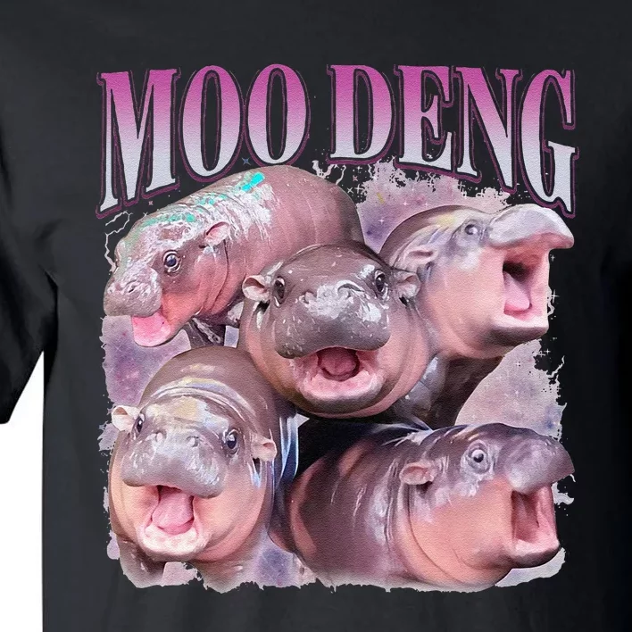 Moodeng The Famous Baby Pigmy Hippo Moodeng Gift Tall T-Shirt