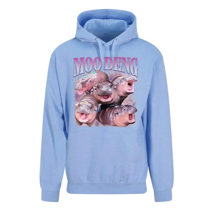 Moodeng The Famous Baby Pigmy Hippo Moodeng Gift Unisex Surf Hoodie