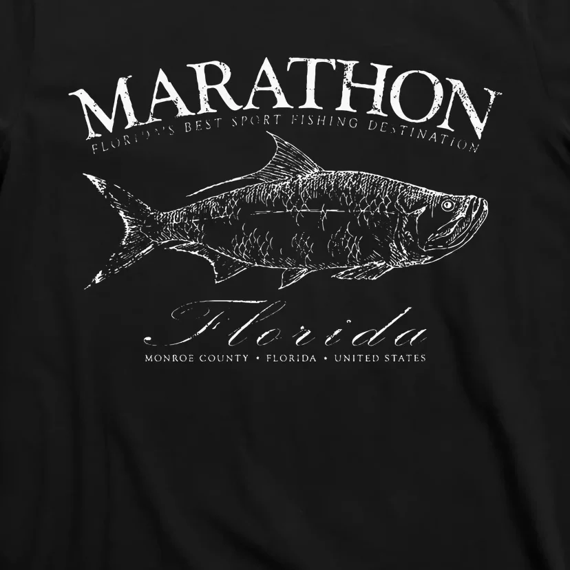 Marathon Tarpon Fishing In Monroe County Florida Keys T-Shirt