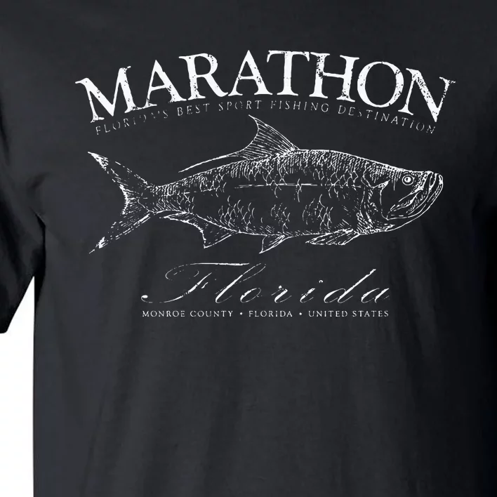 Marathon Tarpon Fishing In Monroe County Florida Keys Tall T-Shirt