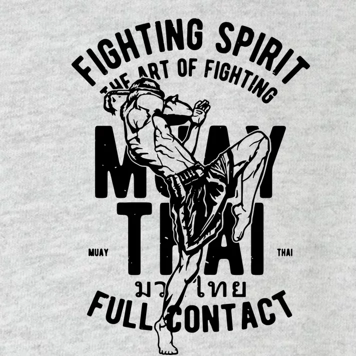 Muay Thai Full Contact Martial Arts Mma Toddler Long Sleeve Shirt