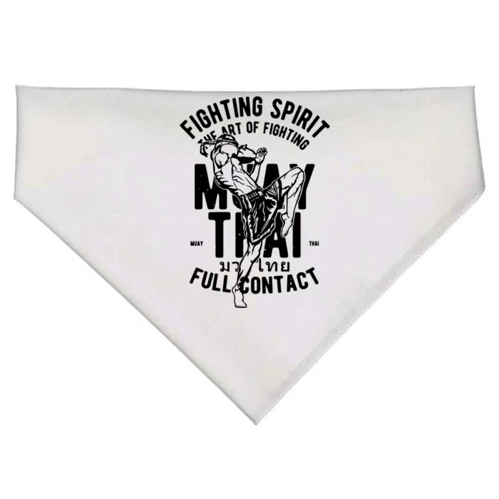 Muay Thai Full Contact Martial Arts Mma USA-Made Doggie Bandana