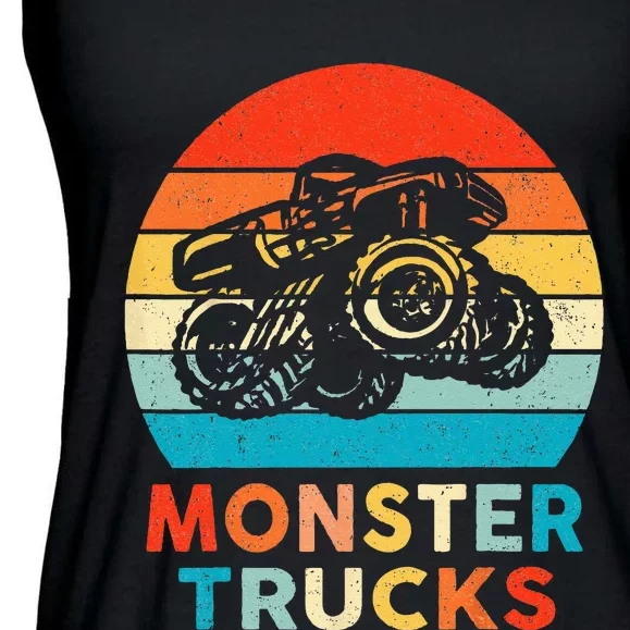 Monster Truck For & Adults Ladies Essential Flowy Tank