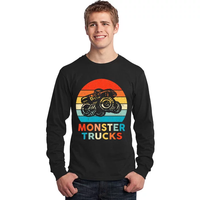 Monster Truck For & Adults Tall Long Sleeve T-Shirt