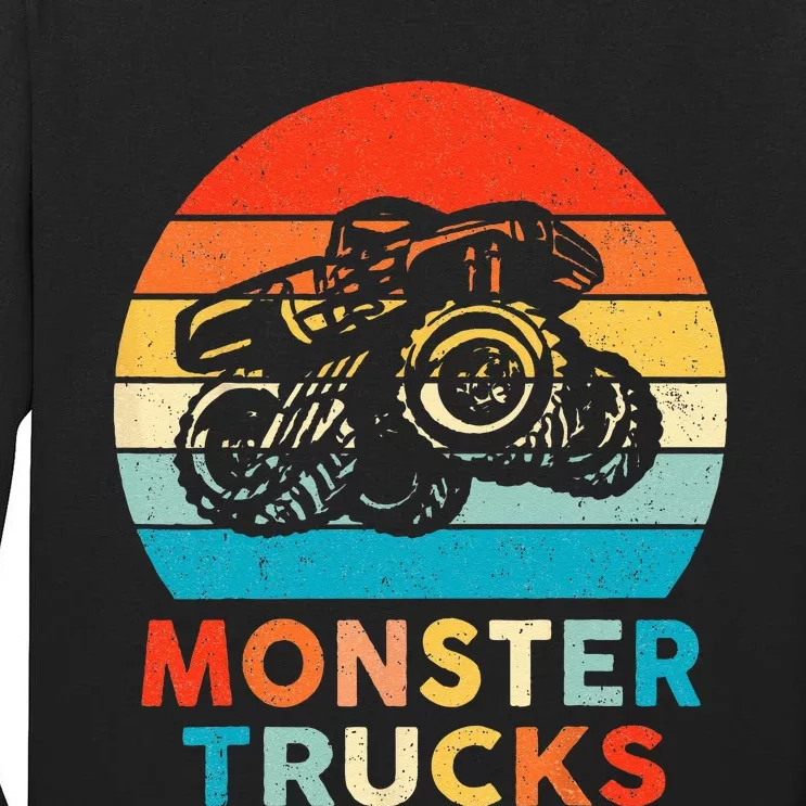 Monster Truck For & Adults Tall Long Sleeve T-Shirt