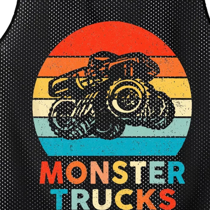 Monster Truck For & Adults Mesh Reversible Basketball Jersey Tank