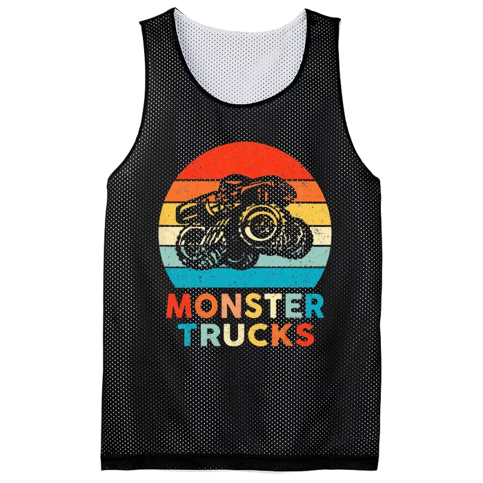 Monster Truck For & Adults Mesh Reversible Basketball Jersey Tank