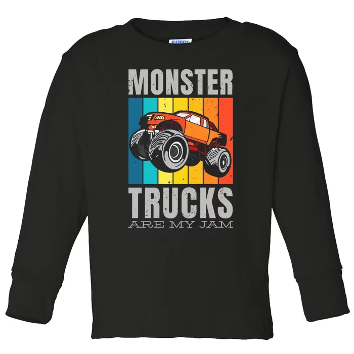 Monster Truck Fan Toddler Long Sleeve Shirt