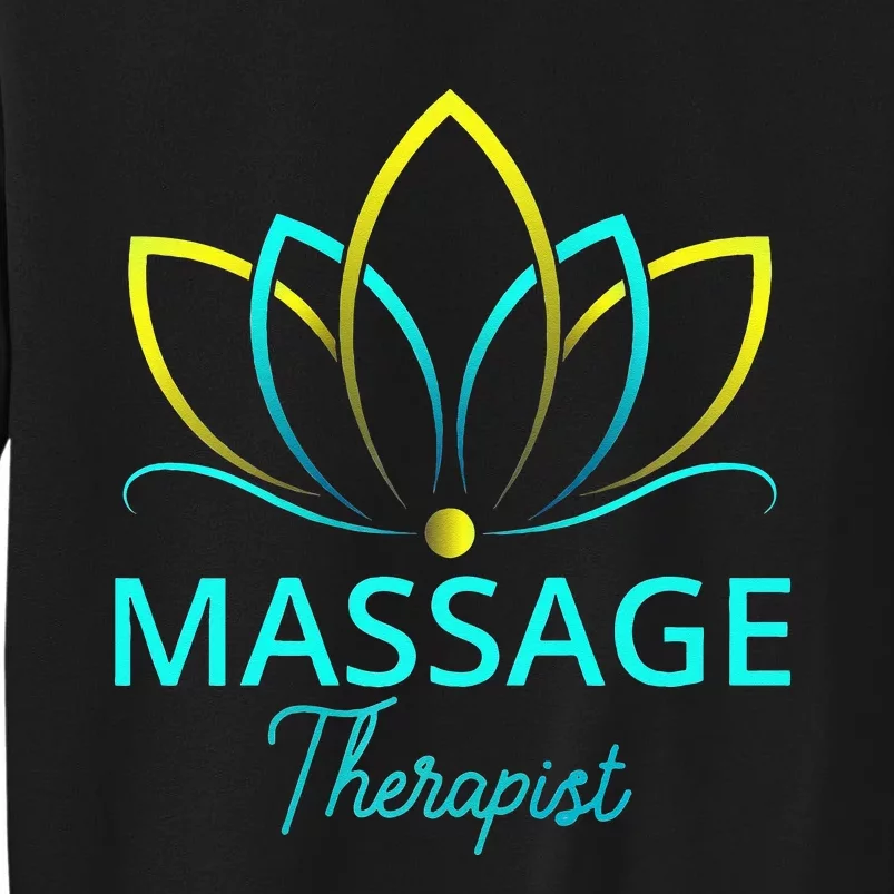 Massage Therapy Gifts For Men Women Massage Therapist Tall Sweatshirt