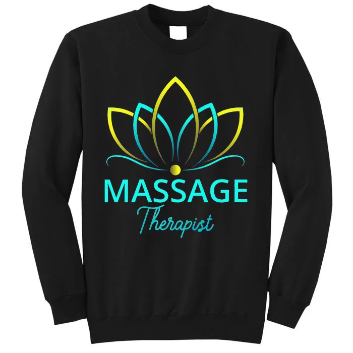 Massage Therapy Gifts For Men Women Massage Therapist Tall Sweatshirt