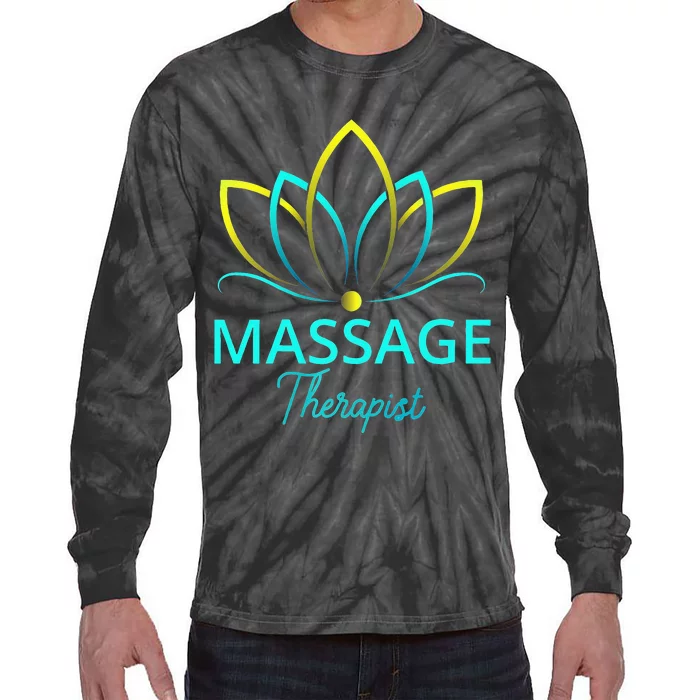 Massage Therapy Gifts For Men Women Massage Therapist Tie-Dye Long Sleeve Shirt