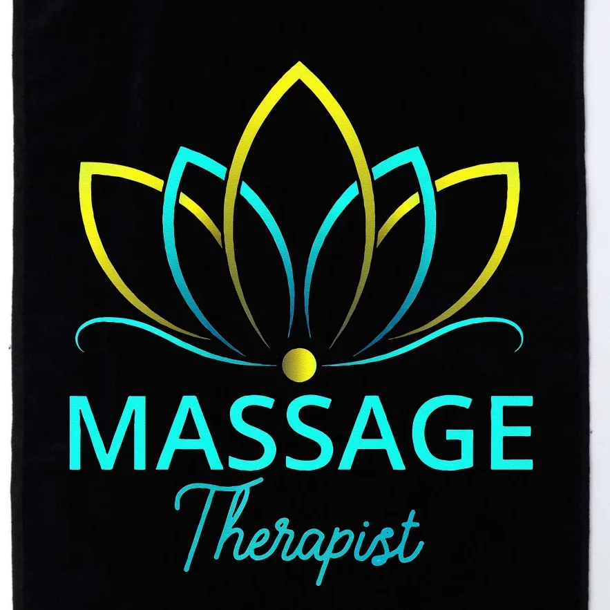 Massage Therapy Gifts For Men Women Massage Therapist Platinum Collection Golf Towel