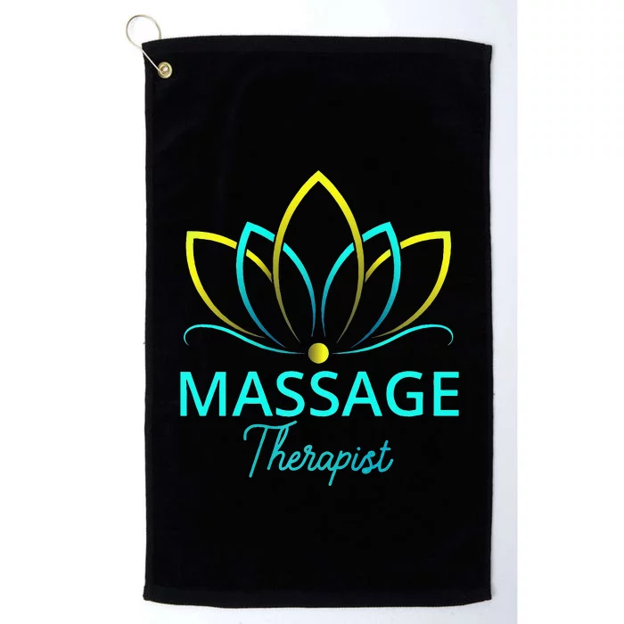 Massage Therapy Gifts For Men Women Massage Therapist Platinum Collection Golf Towel