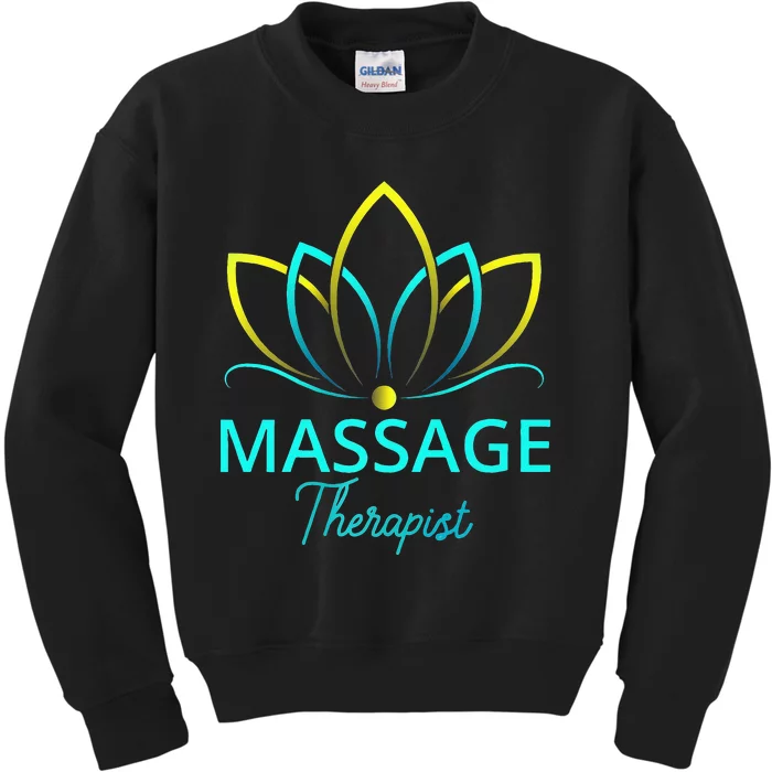 Massage Therapy Gifts For Men Women Massage Therapist Kids Sweatshirt