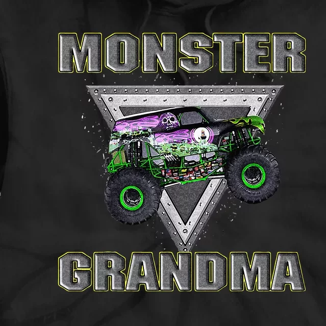 Monster Truck Grandma Monster Truck Are My Jam Truck Lovers Tie Dye Hoodie