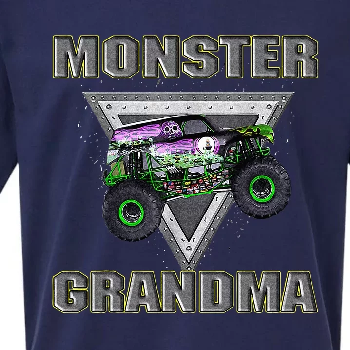 Monster Truck Grandma Monster Truck Are My Jam Truck Lovers Sueded Cloud Jersey T-Shirt