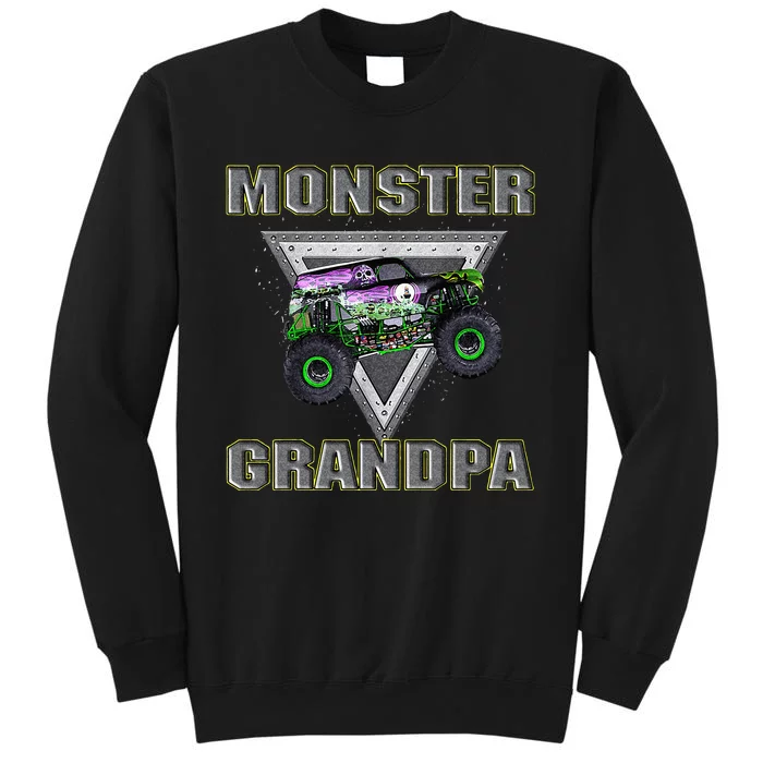 Monster Truck Grandpa Monster Truck Are My Jam Truck Lovers Tall Sweatshirt