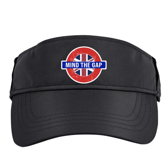 Mind The Gap Great London Vacation Tourist / Travel Gift Adult Drive Performance Visor