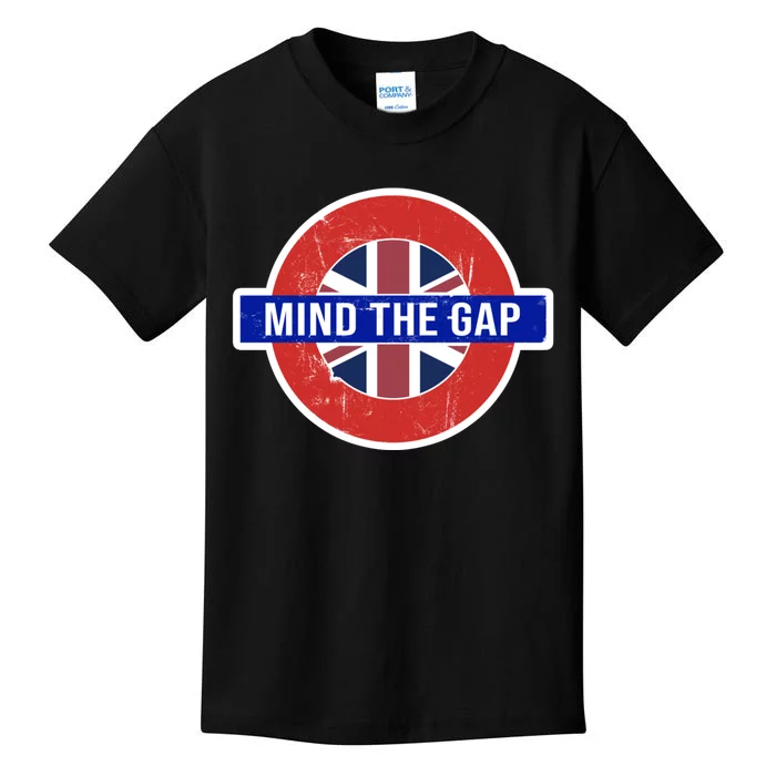 Mind The Gap Great London Vacation Tourist / Travel Gift Kids T-Shirt