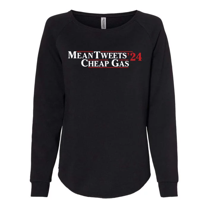 Mean Tweets Gas 2024 Womens California Wash Sweatshirt