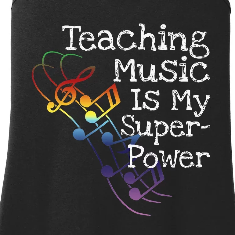 Music Teacher Gift Ladies Essential Tank