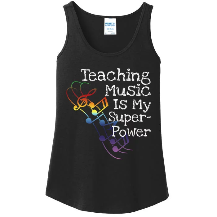 Music Teacher Gift Ladies Essential Tank