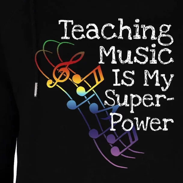 Music Teacher Gift Womens Funnel Neck Pullover Hood