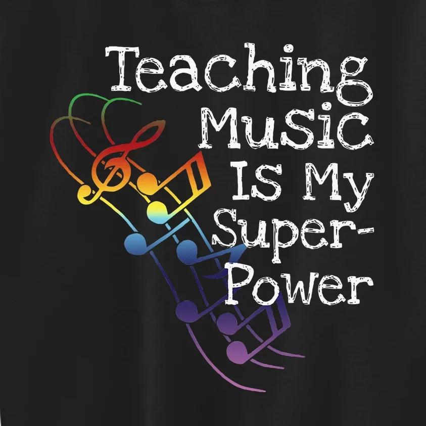 Music Teacher Gift Kids Sweatshirt