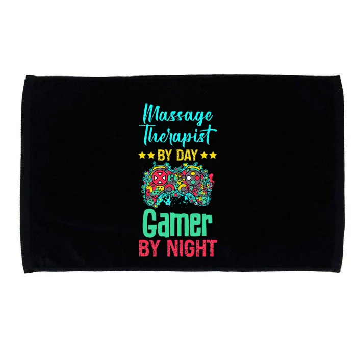 Massage Therapist Gaming Lover Funny Novelty Microfiber Hand Towel