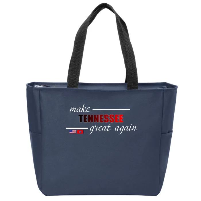 Make Tennessee Great Again Zip Tote Bag