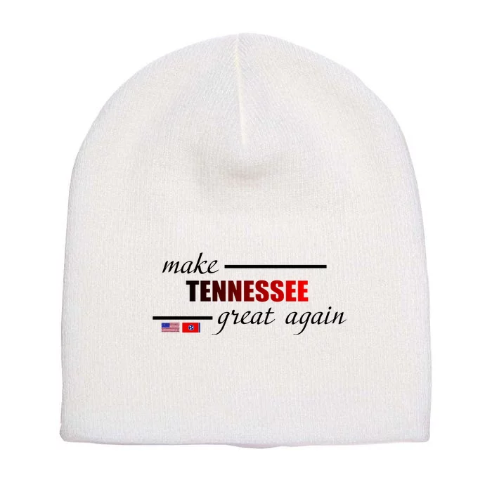 Make Tennessee Great Again Short Acrylic Beanie