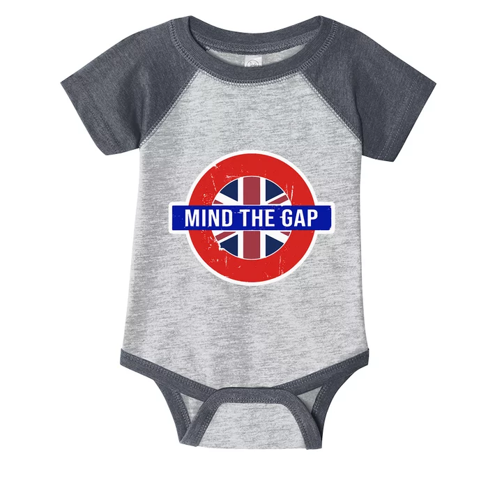 Mind The Gap Great London Vacation Tourist Travel Gift Infant Baby Jersey Bodysuit