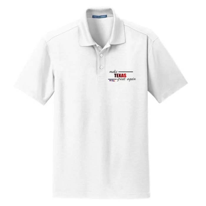 Make Texas Great Again Dry Zone Grid Performance Polo