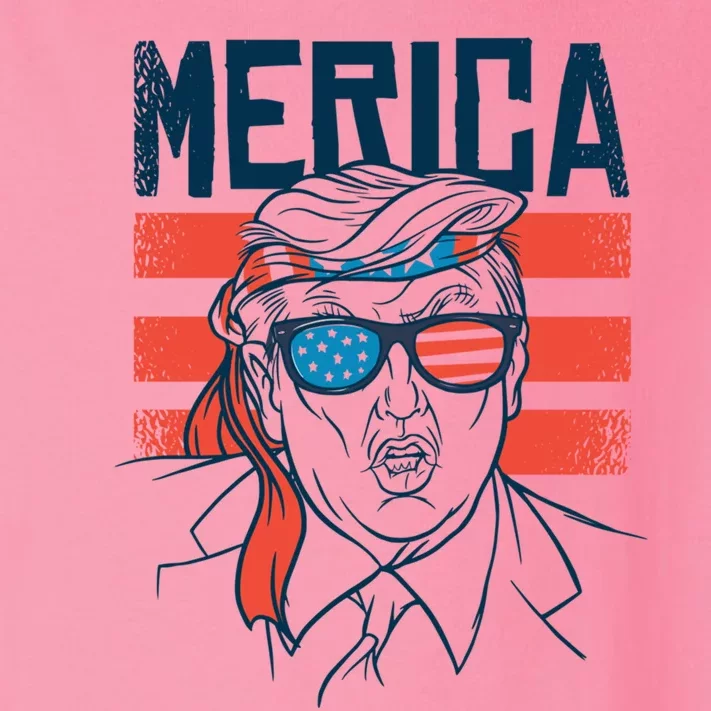 Merica Trump Gift Toddler Long Sleeve Shirt