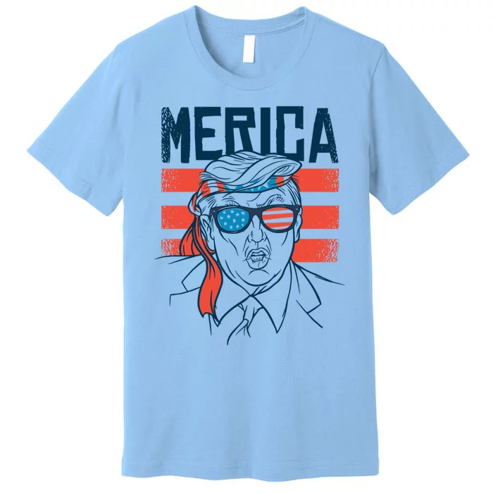 Merica Trump Gift Premium T-Shirt