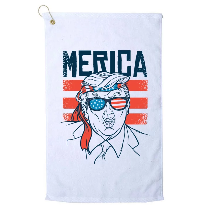 Merica Trump Gift Platinum Collection Golf Towel