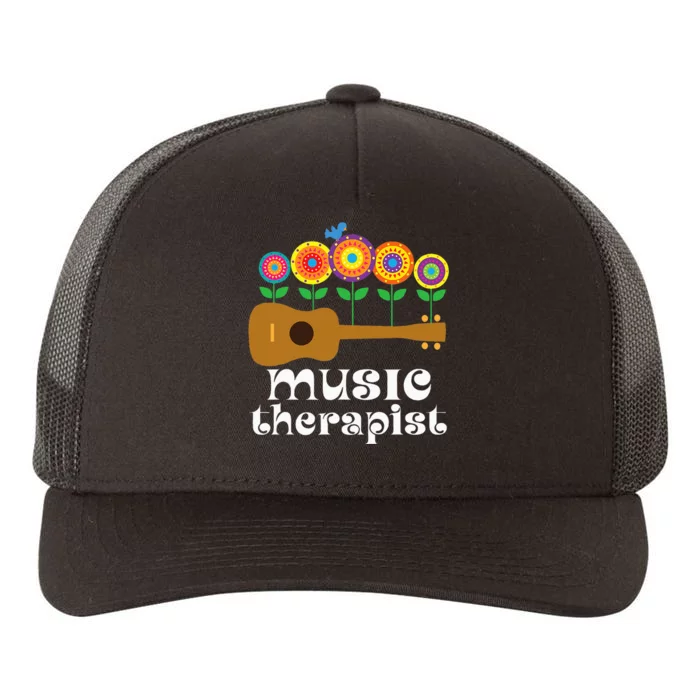 Music Therapist Gift Yupoong Adult 5-Panel Trucker Hat