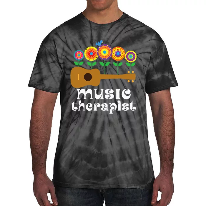 Music Therapist Gift Tie-Dye T-Shirt