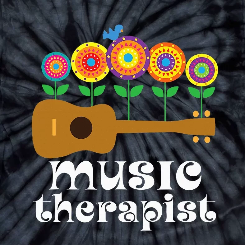 Music Therapist Gift Tie-Dye T-Shirt