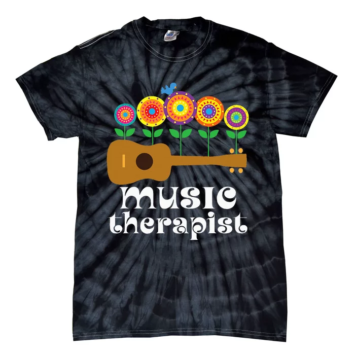 Music Therapist Gift Tie-Dye T-Shirt