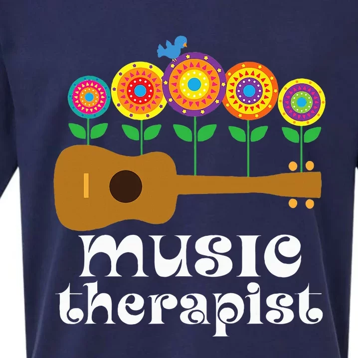 Music Therapist Gift Sueded Cloud Jersey T-Shirt