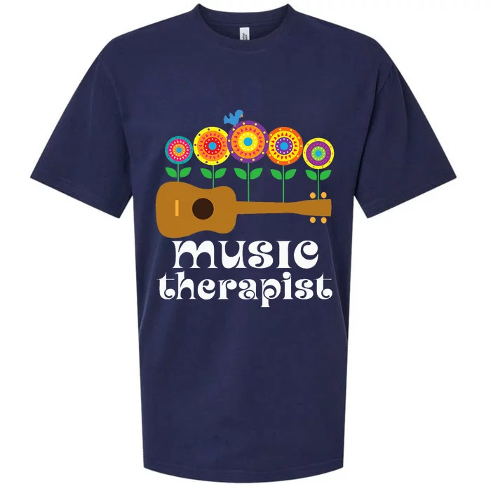 Music Therapist Gift Sueded Cloud Jersey T-Shirt