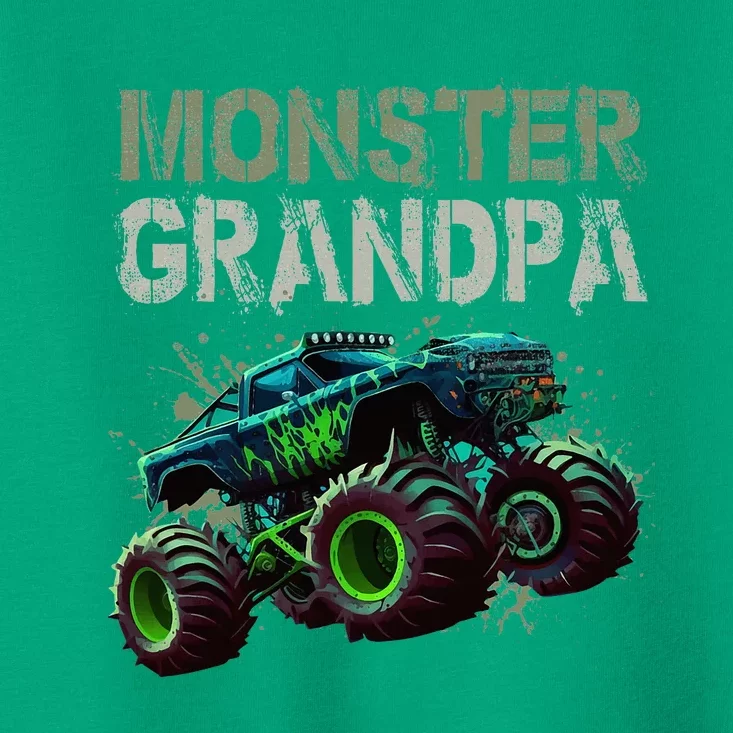 Monster Truck Grandpa Family Matching Monster Truck Lovers Toddler T-Shirt