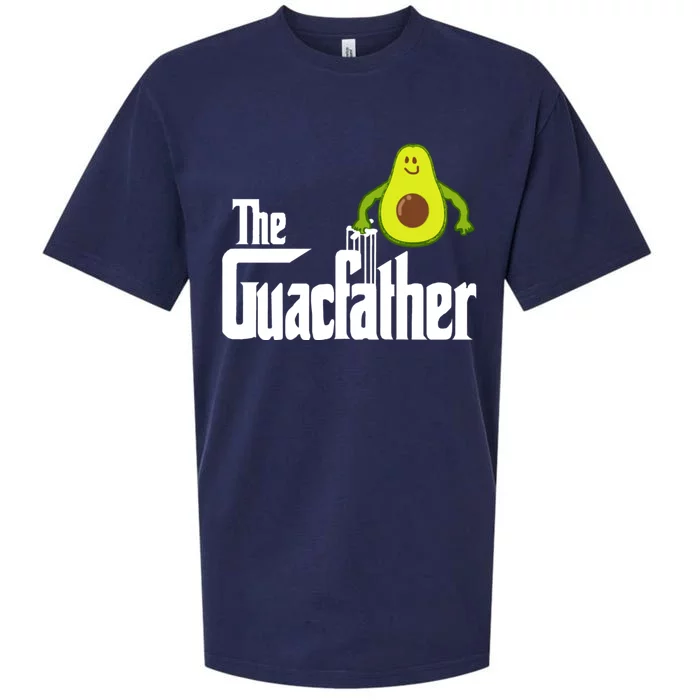 Men The Guac Father Funny Guacamole Avocado Lover Sueded Cloud Jersey T-Shirt