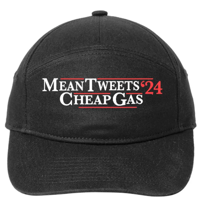 Mean Tweets Gas 2024 7-Panel Snapback Hat